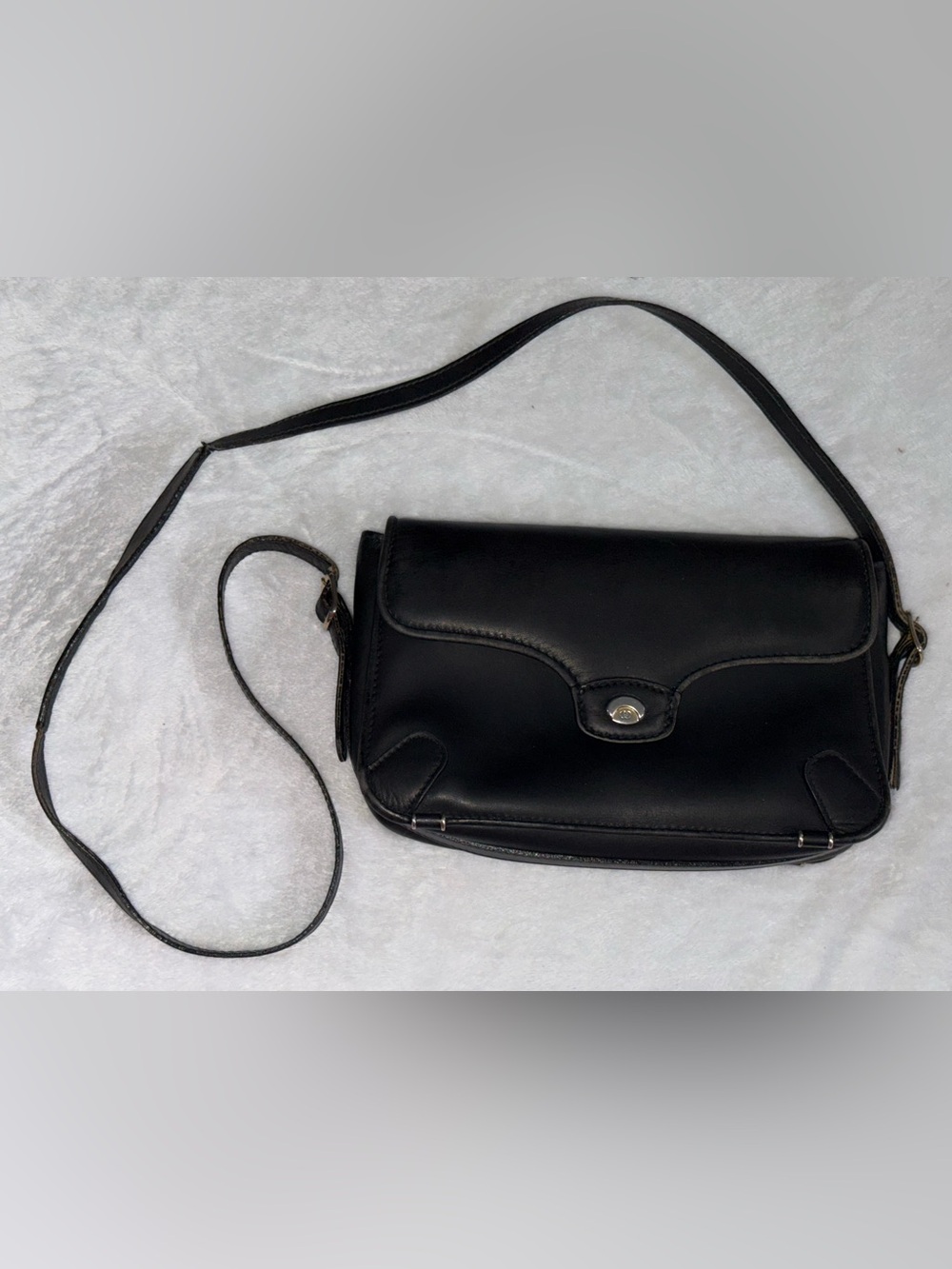 Vintage Gucci Leather Handbag in Black